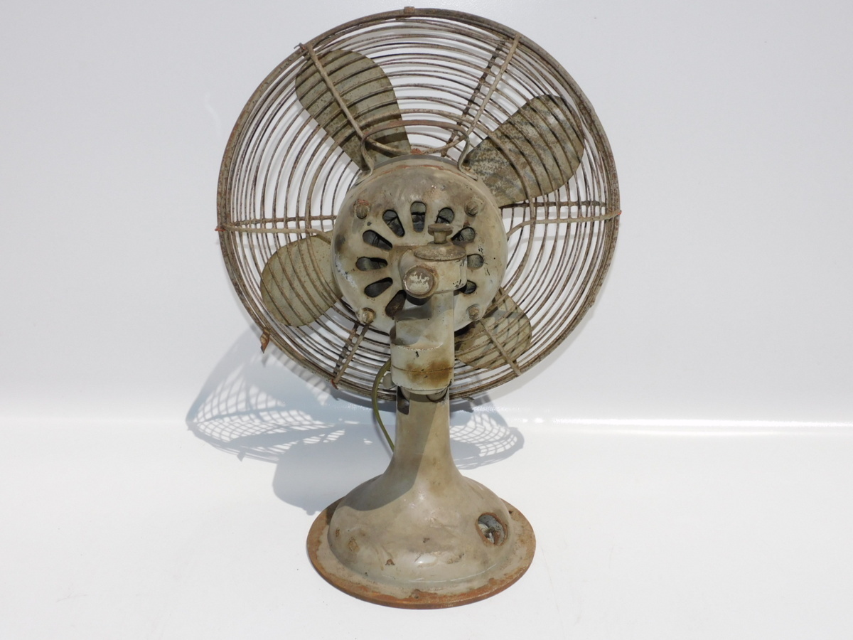 時代物 レトロ扇風機 KDK 川北電気製作所 ジャンク 4枚羽根