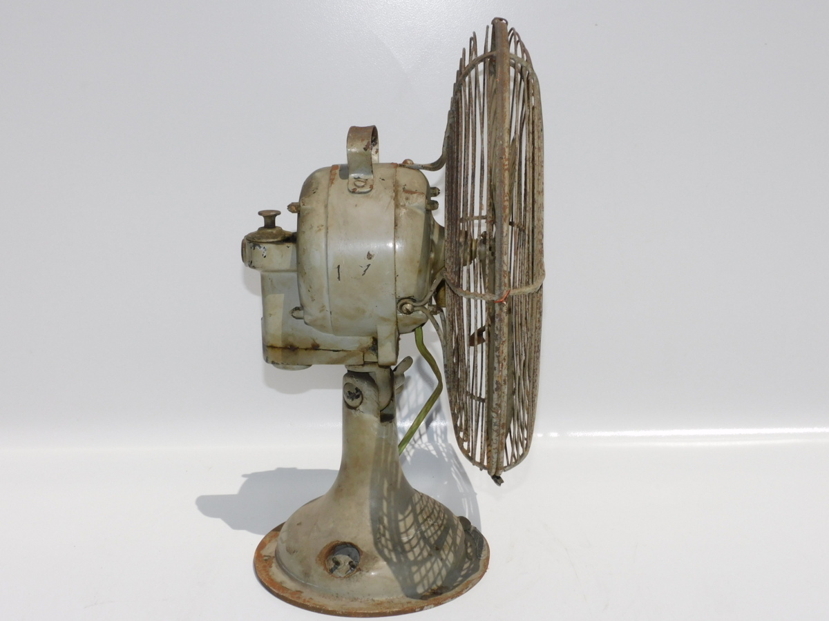 時代物 レトロ扇風機 KDK 川北電気製作所 ジャンク 4枚羽根