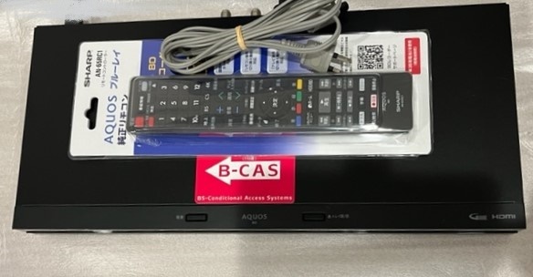 2018年製 シャープ BDレコーダー HDD/500GB / W録画 BD-NW520 メンテ