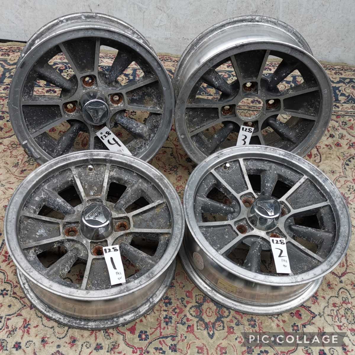 ALMEX アルメックス 14×5.5J＋14 PCD114.3 4穴 旧車 ホイール アルミ