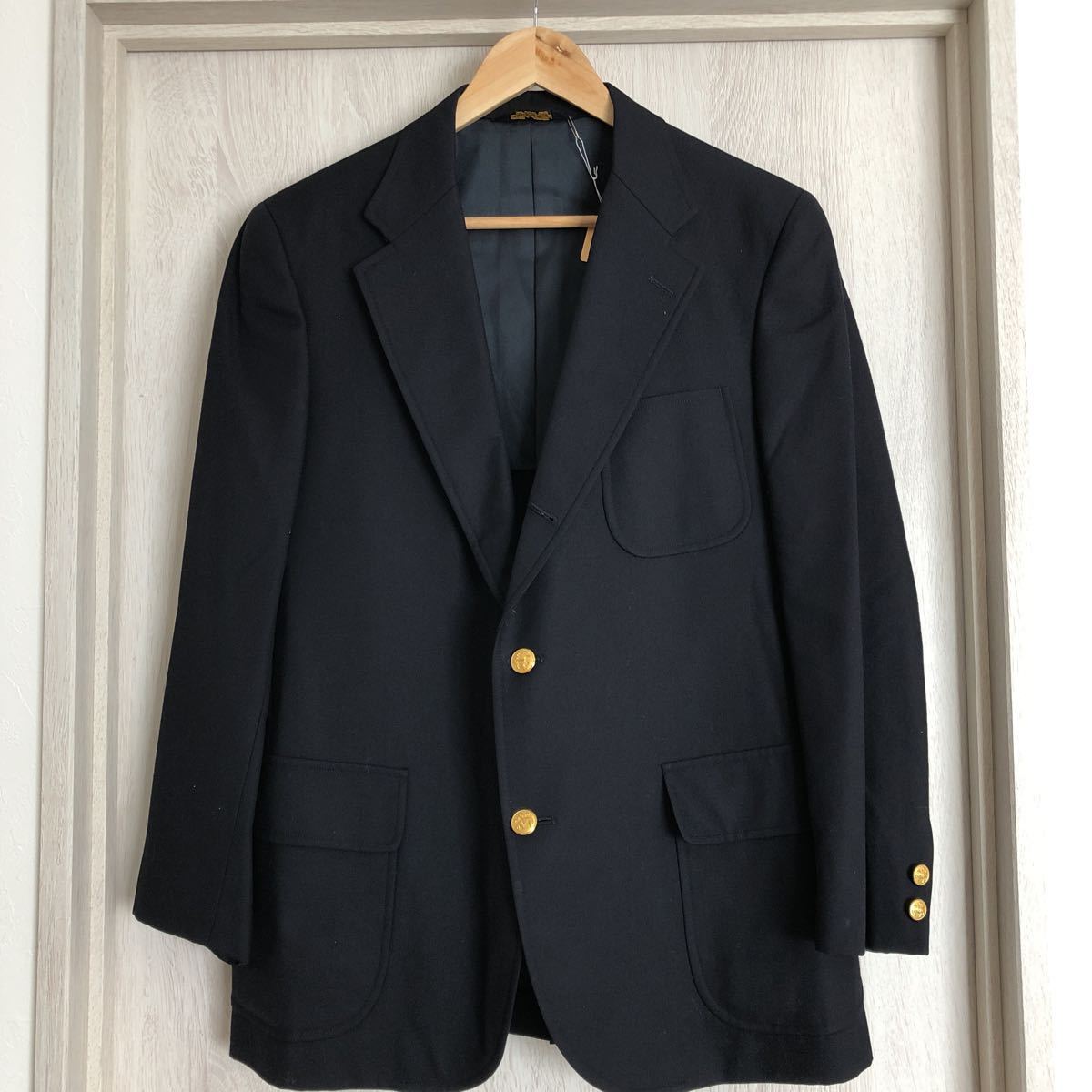k) BROOKS BROTHERS ブルックスブラザーズ 紺ブレ 金ボタン ブレザー 