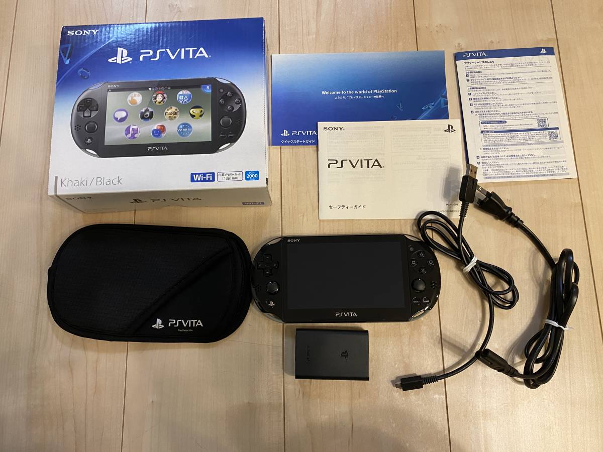PCH-2000 Vita PlayStation SONY PS ブラック VITA カーキ PSVITA 