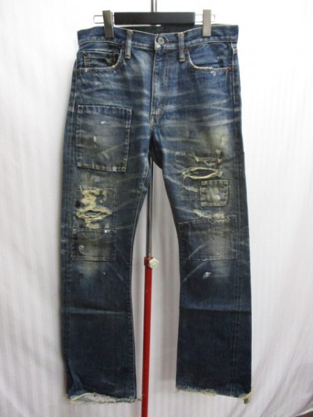 ジーパン キャピタル ダメージジーンズ メンズW32 ヴィンテージデニムパンツ