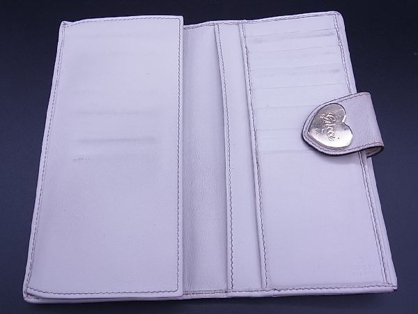 1円 □美品□ GUCCI グッチ 203550 2067 GGキャンバス×レザー 二つ折り