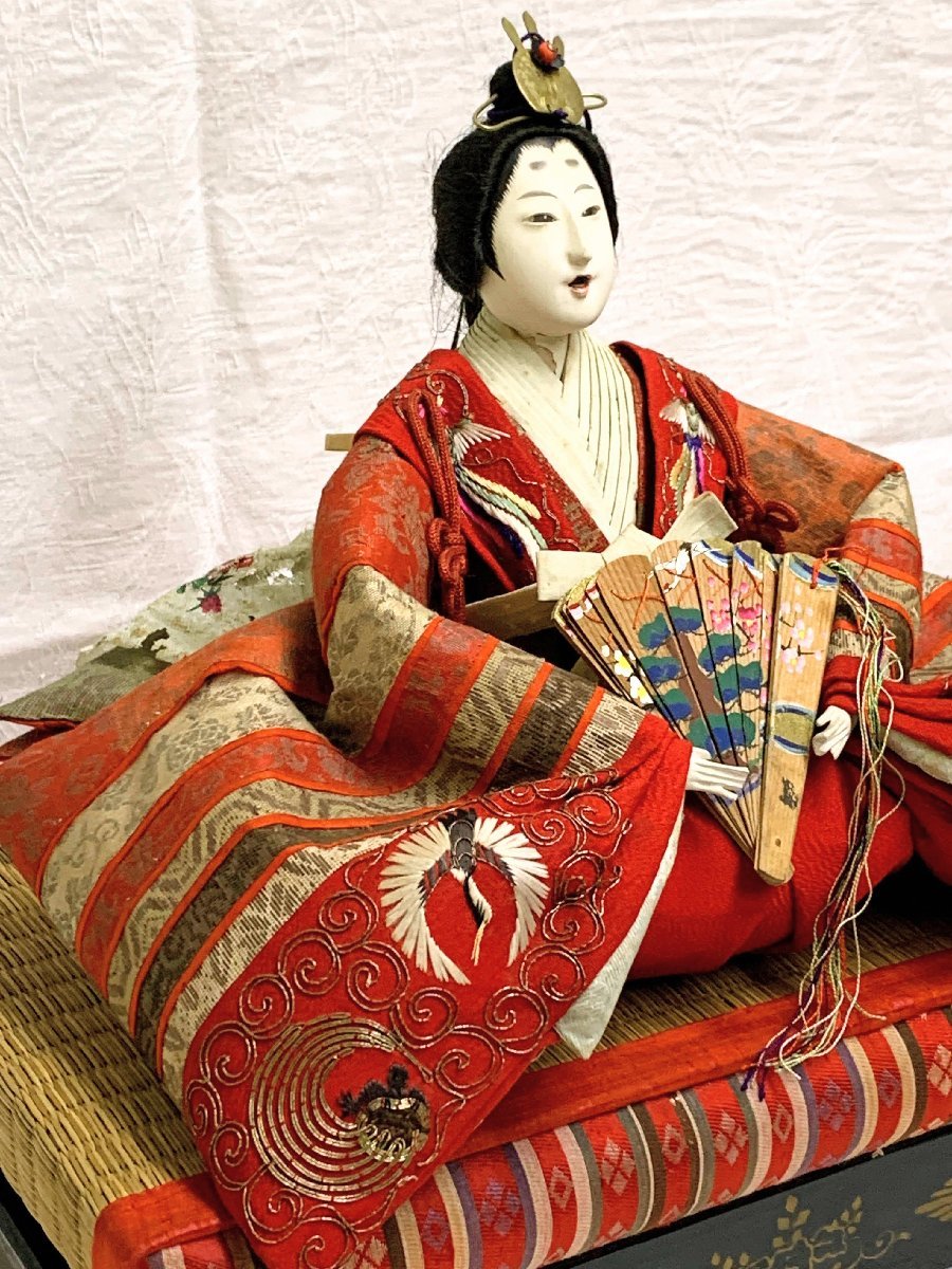 雛人形 親王飾り 大正期十三年 古い雛人形 内裏雛 9755⁄初だし 季節