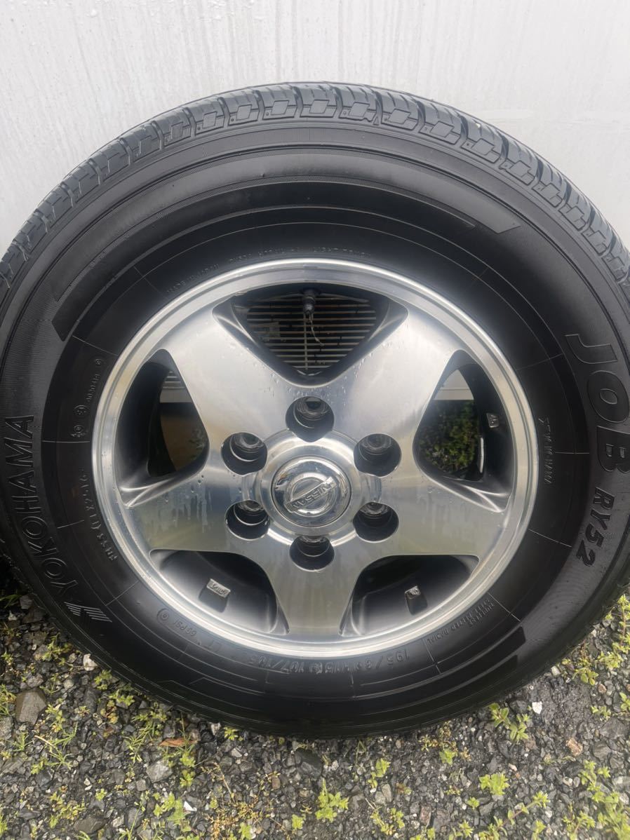 日産キャラバン純正アルミホイール15インチ