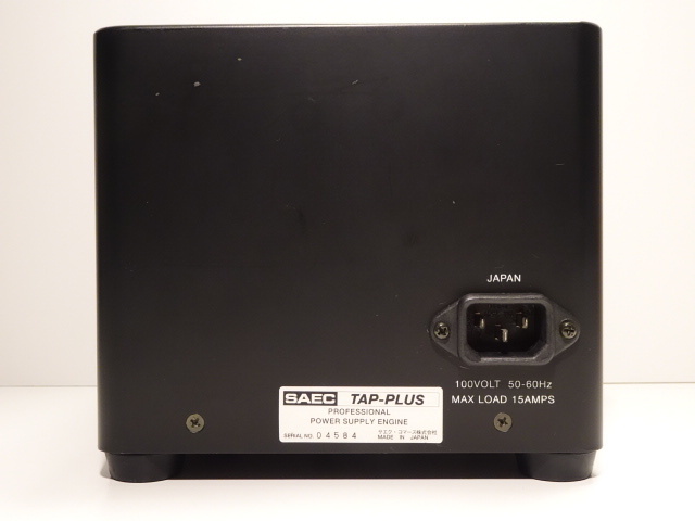 希少 ！ サエク（SAEC）の4個口電源タップ(波形整形装置およびノイズフィルター搭載) TAP-PLUS　その２ 希少 ！ TAP-PLUS プロフェッショナル電源タップ 家電、AV、カメラ 札幌