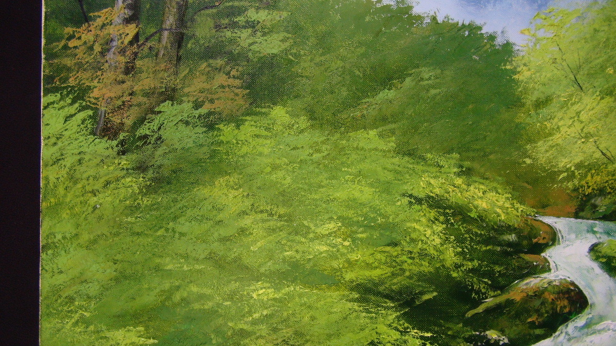 油彩画 永田金吾 「白馬連峰」 F20号 共シール 額付 油絵 應美会顧問