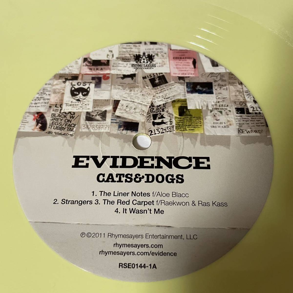 & Cats Dogs | Evidence - (Deluxe Version) Vinyl 貼るケアで