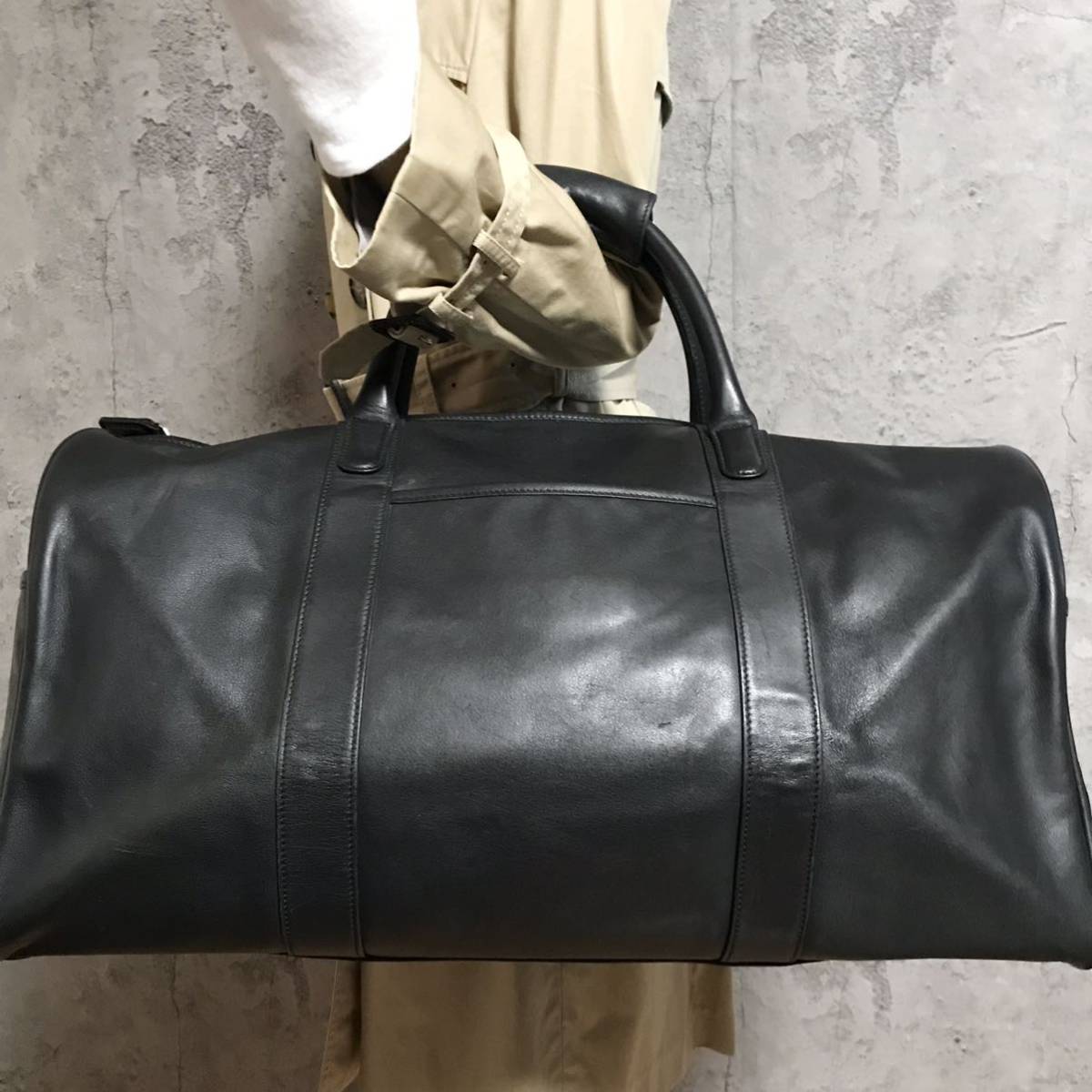 1円〜 □OLD COACH □ボストンバッグ オールド コーチ オールレザー