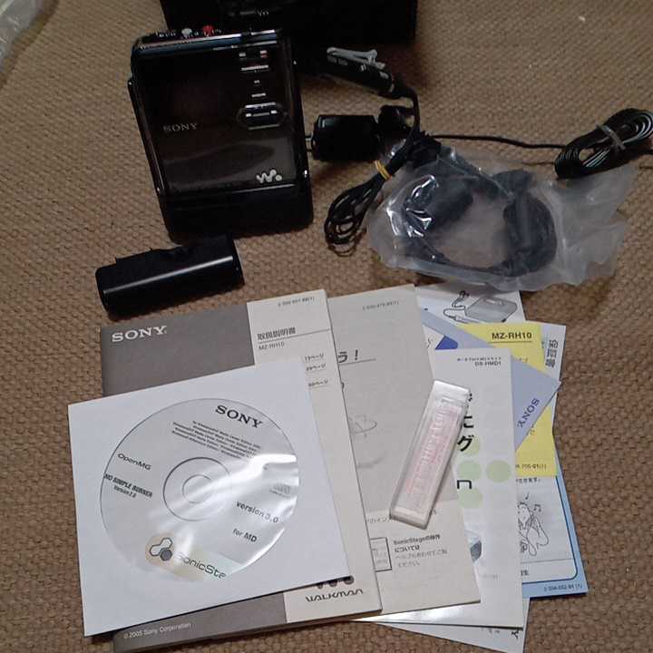 SONY MDウォークマン MZ-RH10 Hi-MD 動作未確認 Hi-MD MZ-RH10 SONY