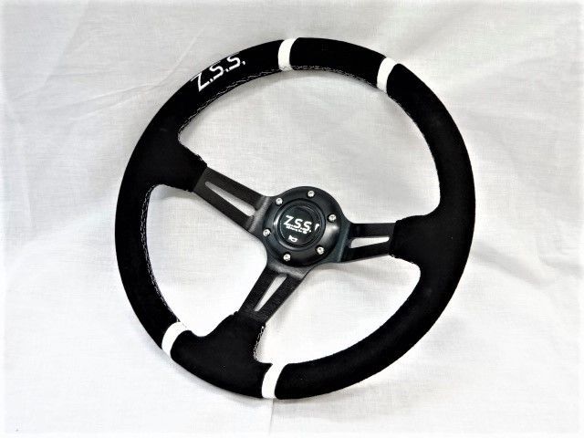 Z.S.S. ディープコーン スポーツ ステアリング Type-D2 φ35 スエード調