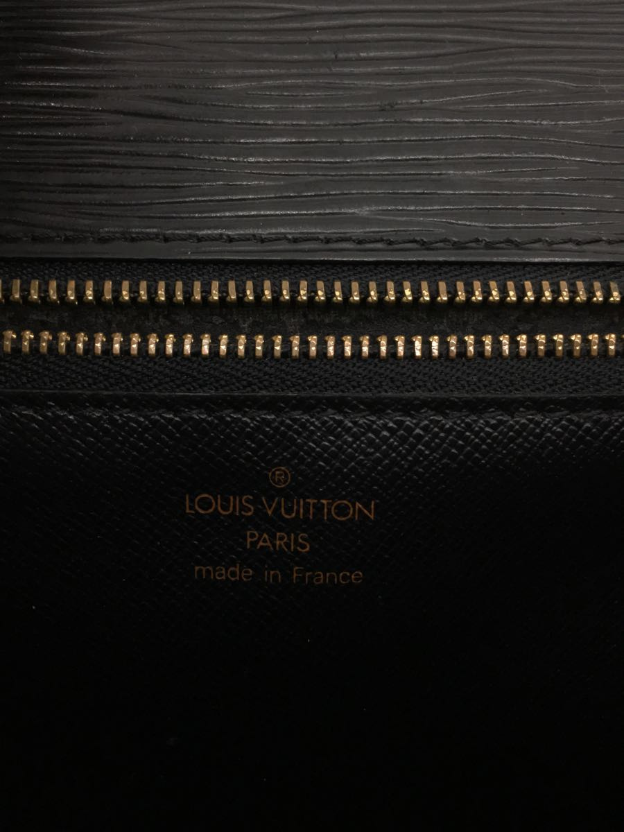 LOUIS VUITTON◆モンソー_エピ/ハンドバッグ/レザー/BLK/ショルダー欠品/M52122/SR0948/ LOUIS VUITTON モンソー Louis 割引クーポン購入 ブラック