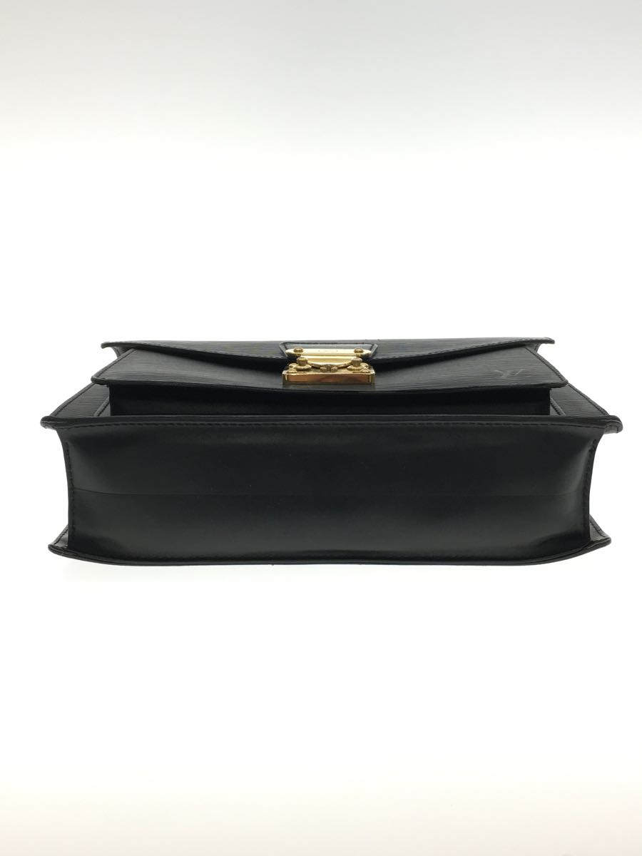 LOUIS VUITTON◆モンソー_エピ/ハンドバッグ/レザー/BLK/ショルダー欠品/M52122/SR0948/ LOUIS VUITTON モンソー Louis 割引クーポン購入 ブラック
