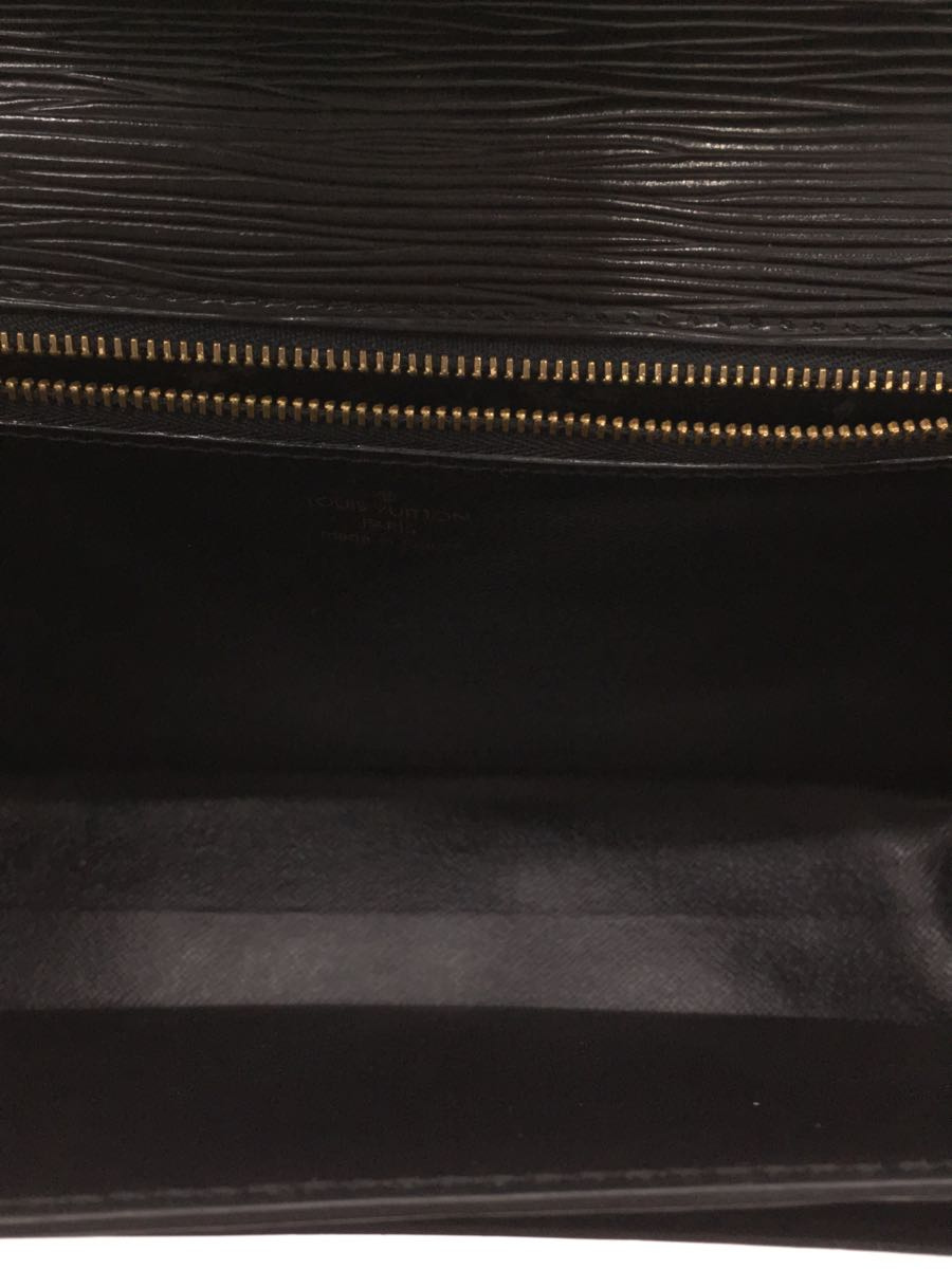 LOUIS VUITTON◆モンソー_エピ/ハンドバッグ/レザー/BLK/ショルダー欠品/M52122/SR0948/ LOUIS VUITTON モンソー Louis 割引クーポン購入 ブラック