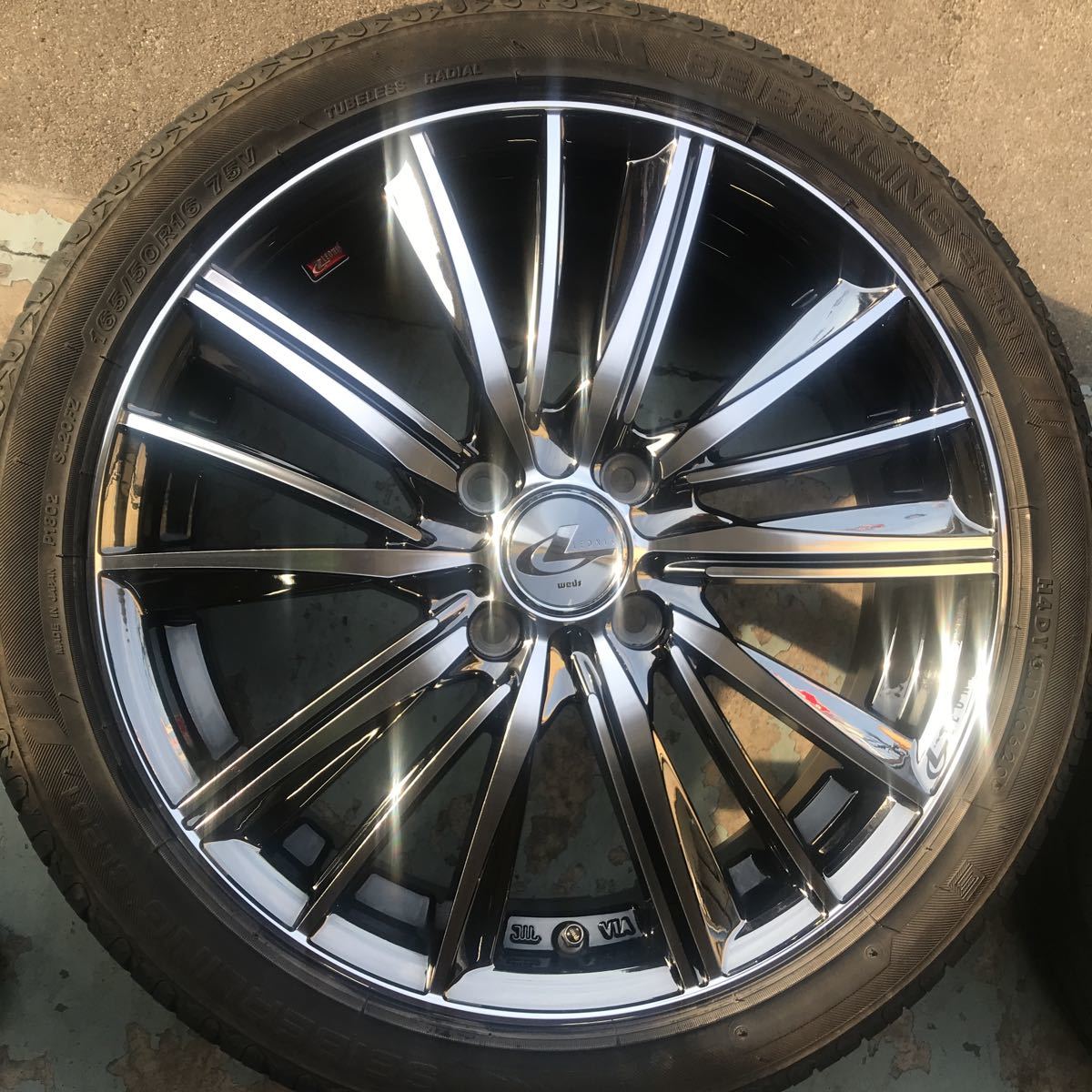 軽四全般にレオニスFY16インチタイヤホイール4本セット格安165/50R16 