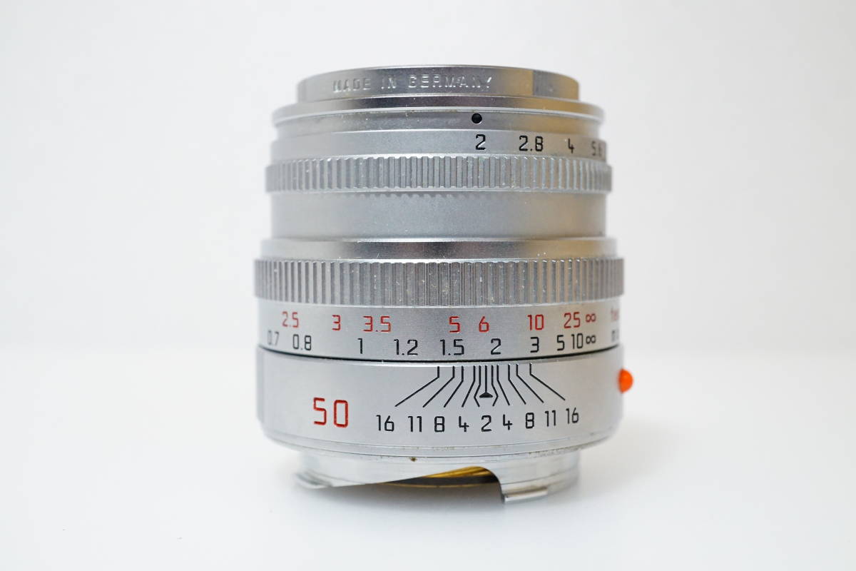 ライカ LEICA SUMMICRON-M 50mm F2 E39 ズミクロン シルバー 50mm