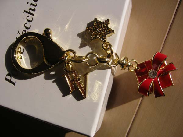 Ponte Vecchio ポンテヴェキオの赤リボンBOXキ-フォルダ-/非売品_2