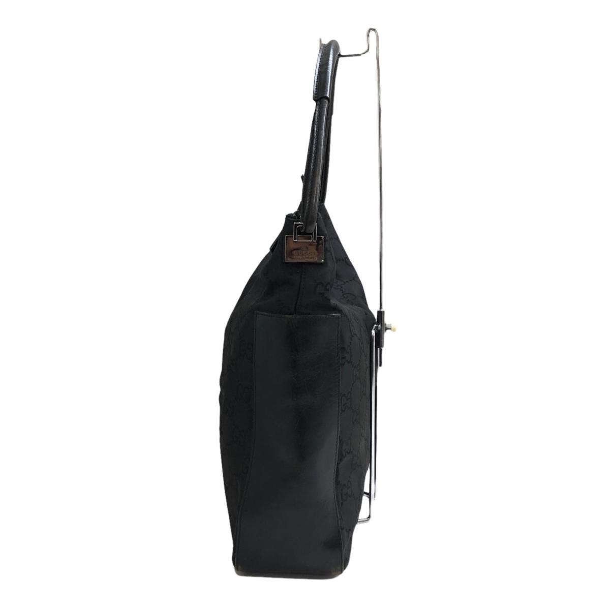 1円 良品 GUCCI グッチ GGキャンバス レザー アクセサリーポーチ 