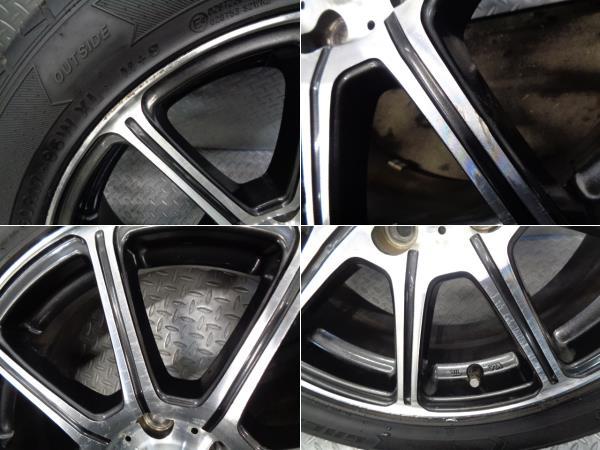 バリ山! 社外 LSZ 17 インチ ホイール タイヤ 4本 215/50R17 7J 114.3
