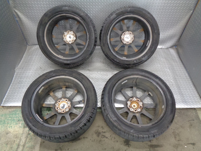 バリ山! 社外 LSZ 17 インチ ホイール タイヤ 4本 215/50R17 7J 114.3