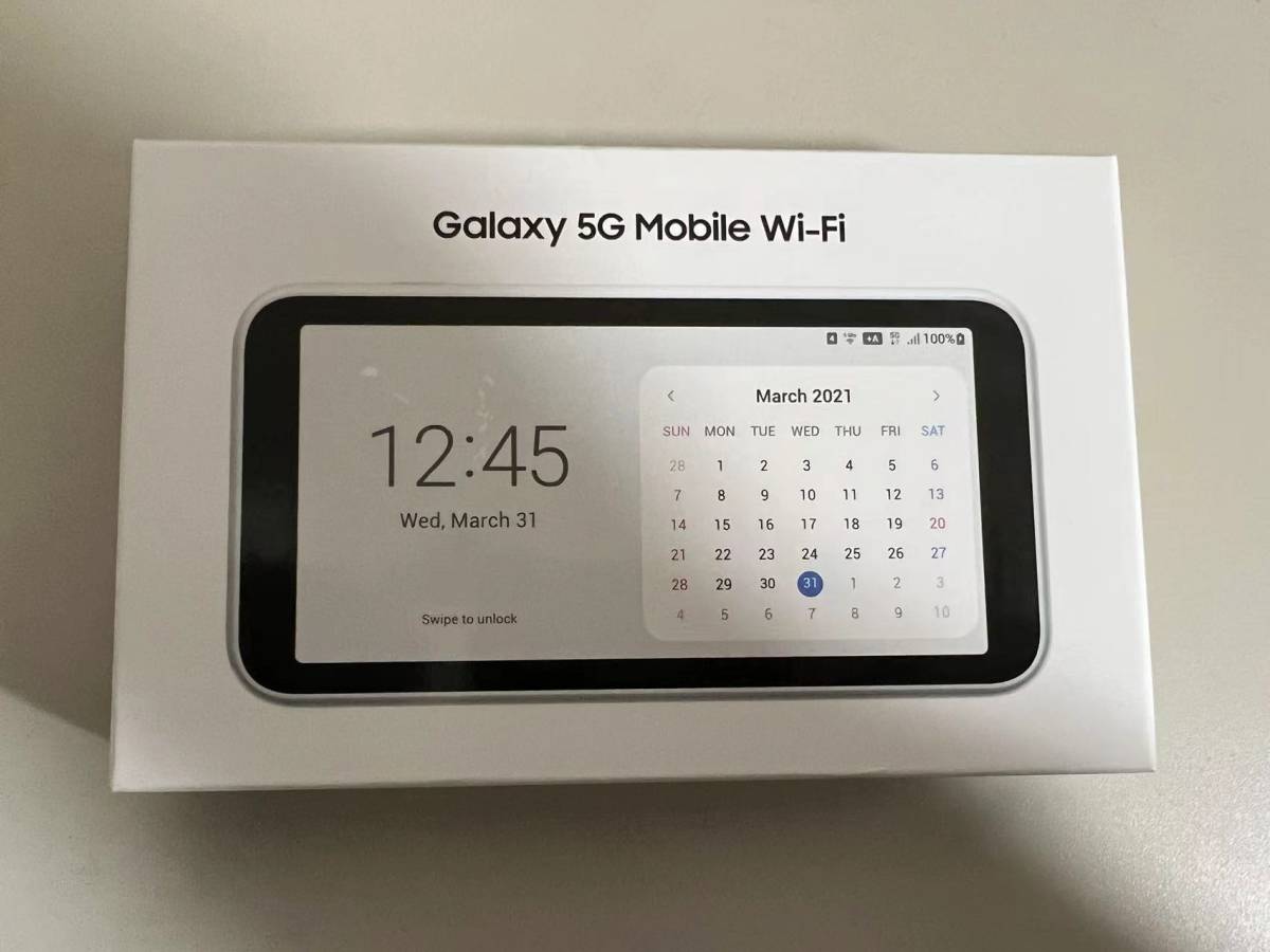 ほぼ Galaxy 5G Mobile Wi-Fi モバイルルーター SCR01 WHITE ほぼ Galaxy 5G Mobile Wi-Fi モバイルルーター SCR01 WHITE