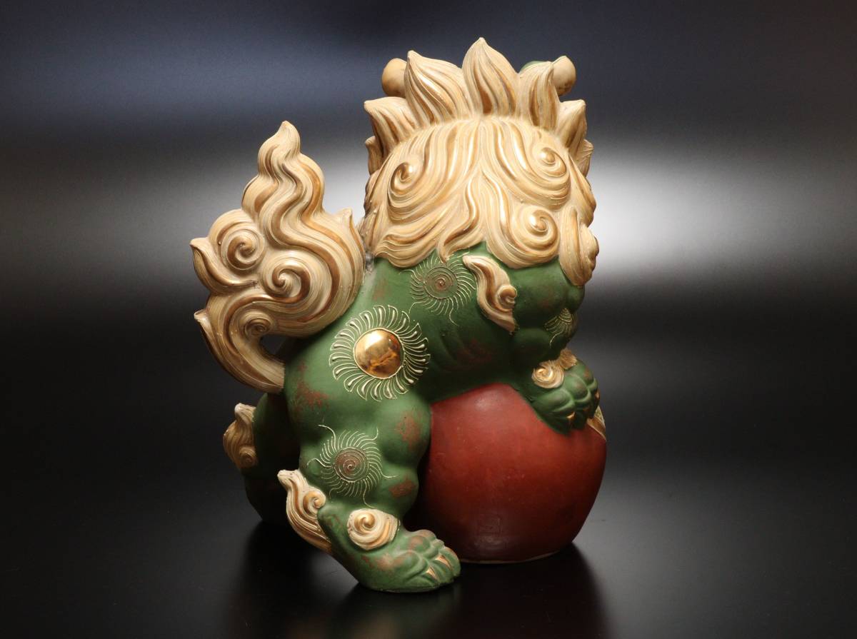 K304 九谷焼 獅子 置物 獅子 九谷焼 2026年最新Yahoo!オークション