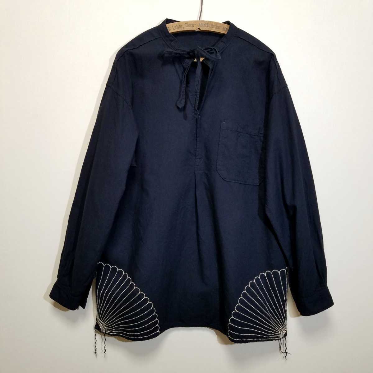 風呂敷刺繍 / 刺し子》KAPITAL プルオーバー スモック シャツ メンズ2 