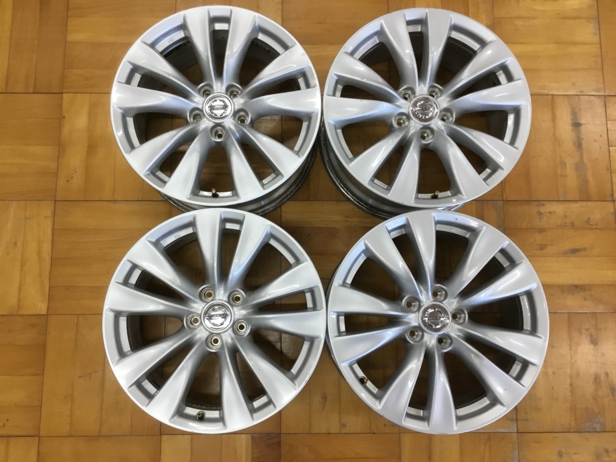 フーガ NISSAN 日産 純正 +43 中古 日産純正 Y51 ニッサン 18インチ 4本 18