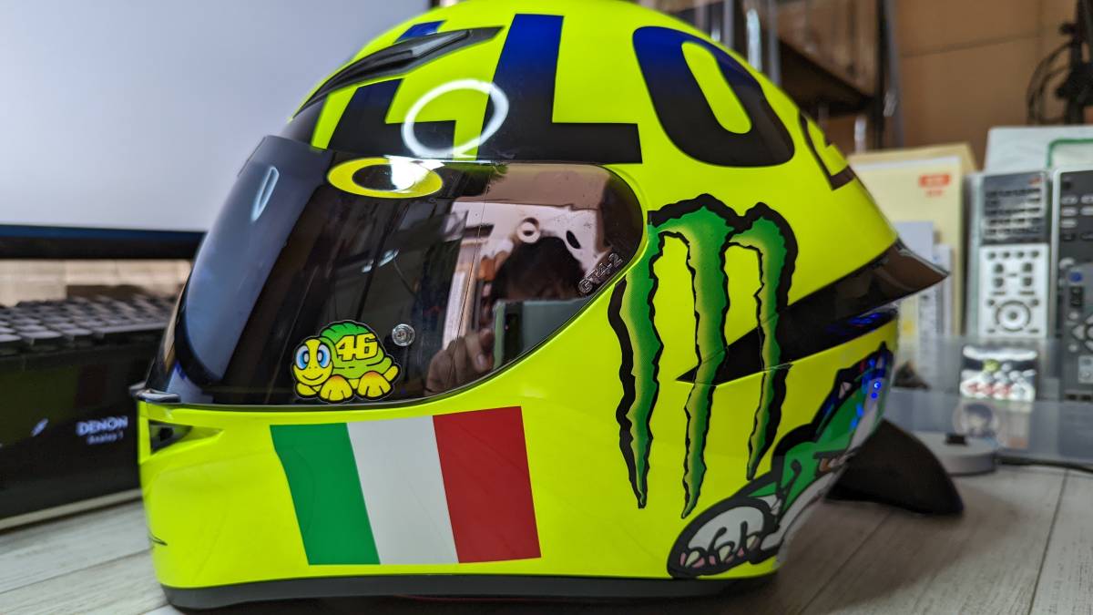 AGV K1 MUGELLO - Yahoo!オークション ミラーシールド付き ロッシレプ 