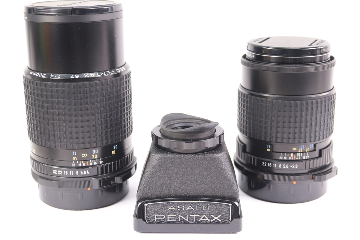 PENTAX ペンタックス 67 6×7用ウエストレベルファインダー SMC 200mm