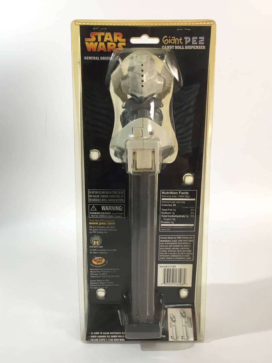 スターウォーズ　Giant PEZ ペッツ ○レア 未開封品！！Giant PEZ ペッツ スターウォーズ グリーヴァス