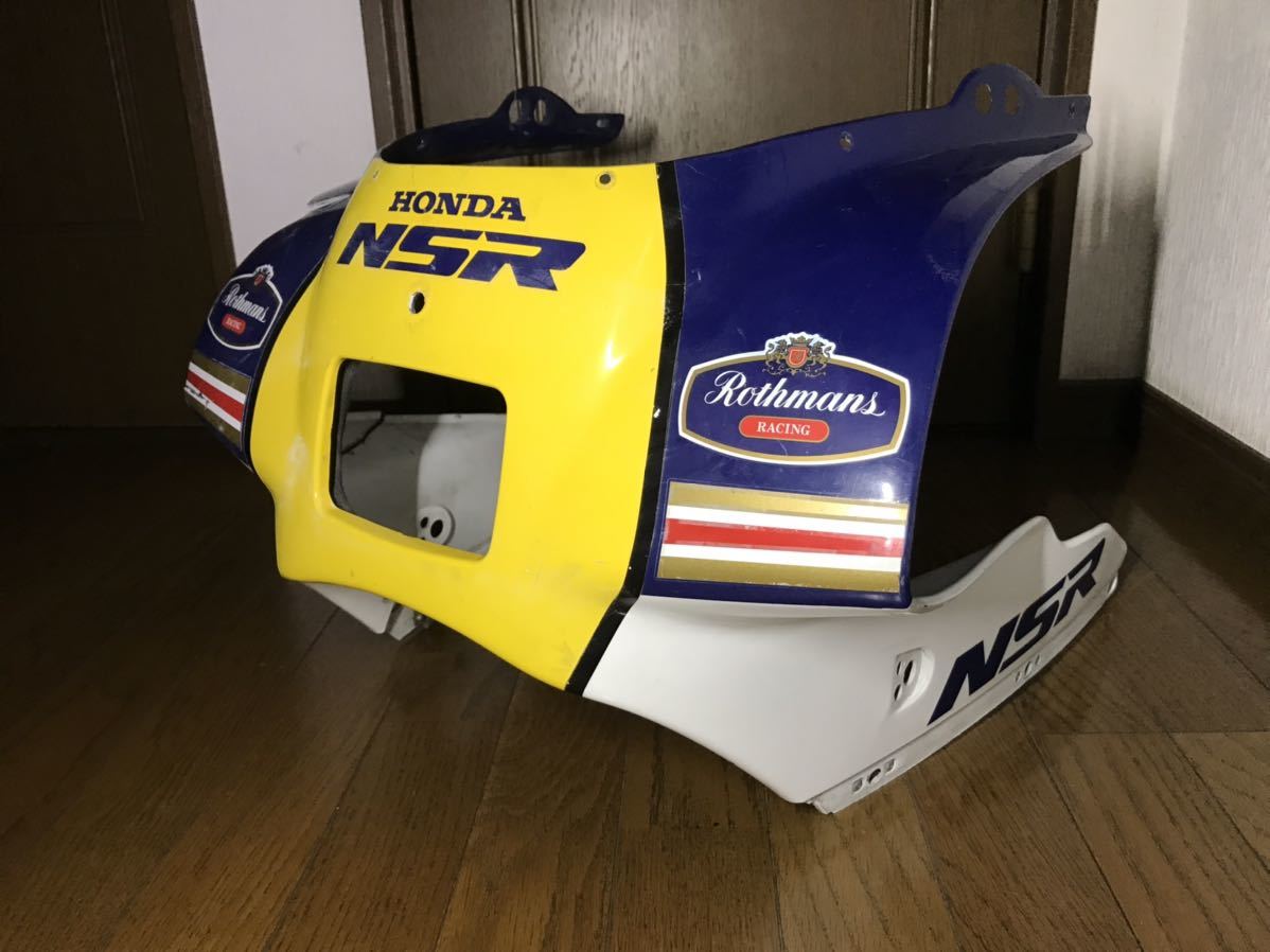 NSR250R SP(NSR250R4J)MC18 純正ロスマンズ アッパーカウル(フロント