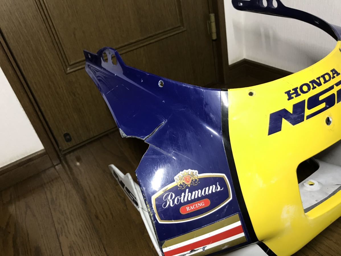 NSR250R SP(NSR250R4J)MC18 純正ロスマンズ アッパーカウル(フロント