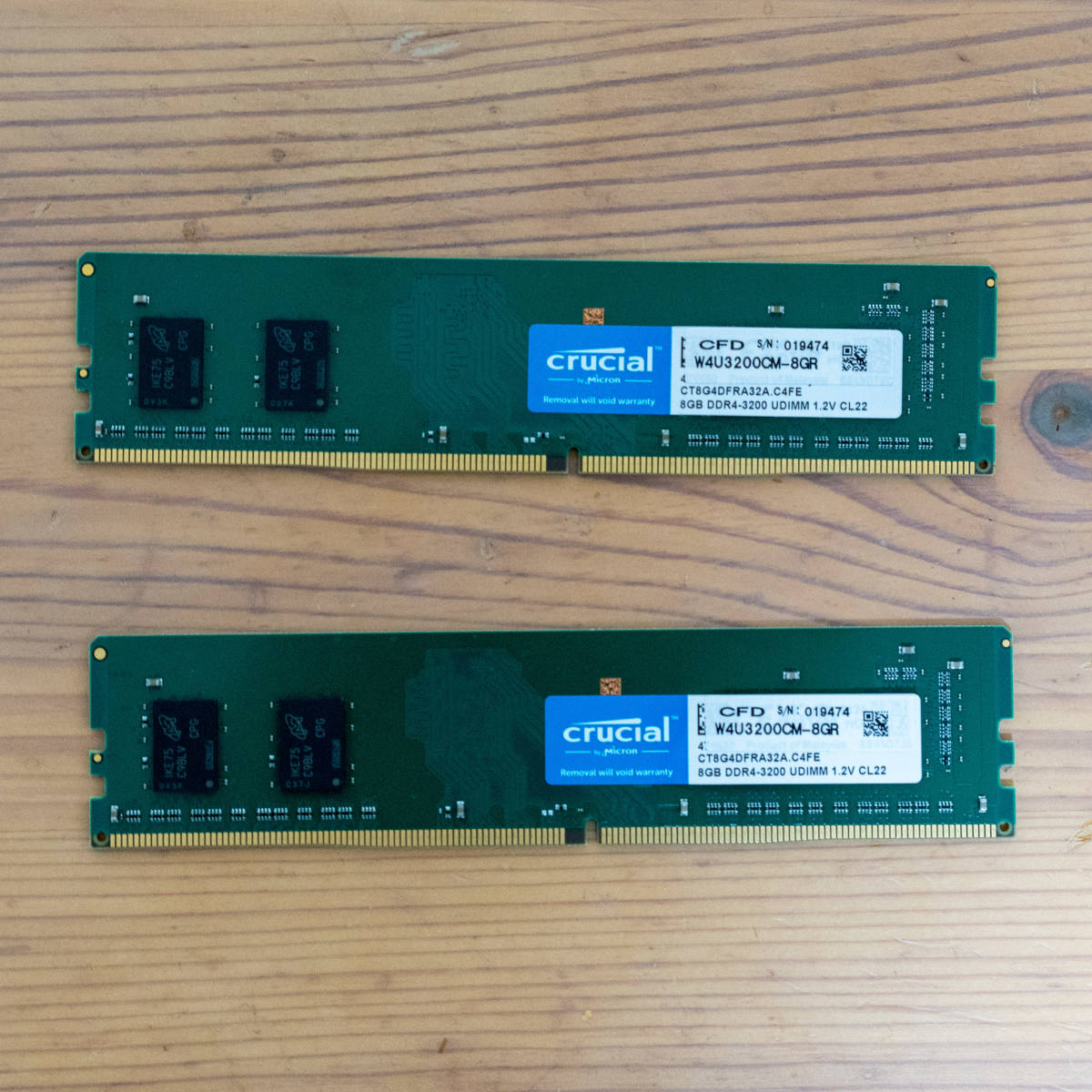 PCパーツ CFD デスクトップPC用メモリー DDR4-3200 8GB×2