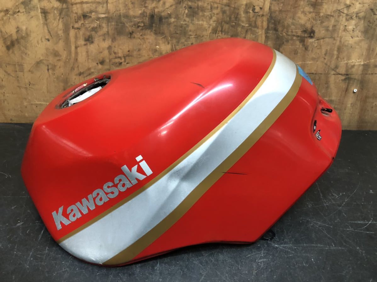 カワサキ ZX-10 ZXT00B 純正 ガソリンタンク 赤白 燃料計 フューエル