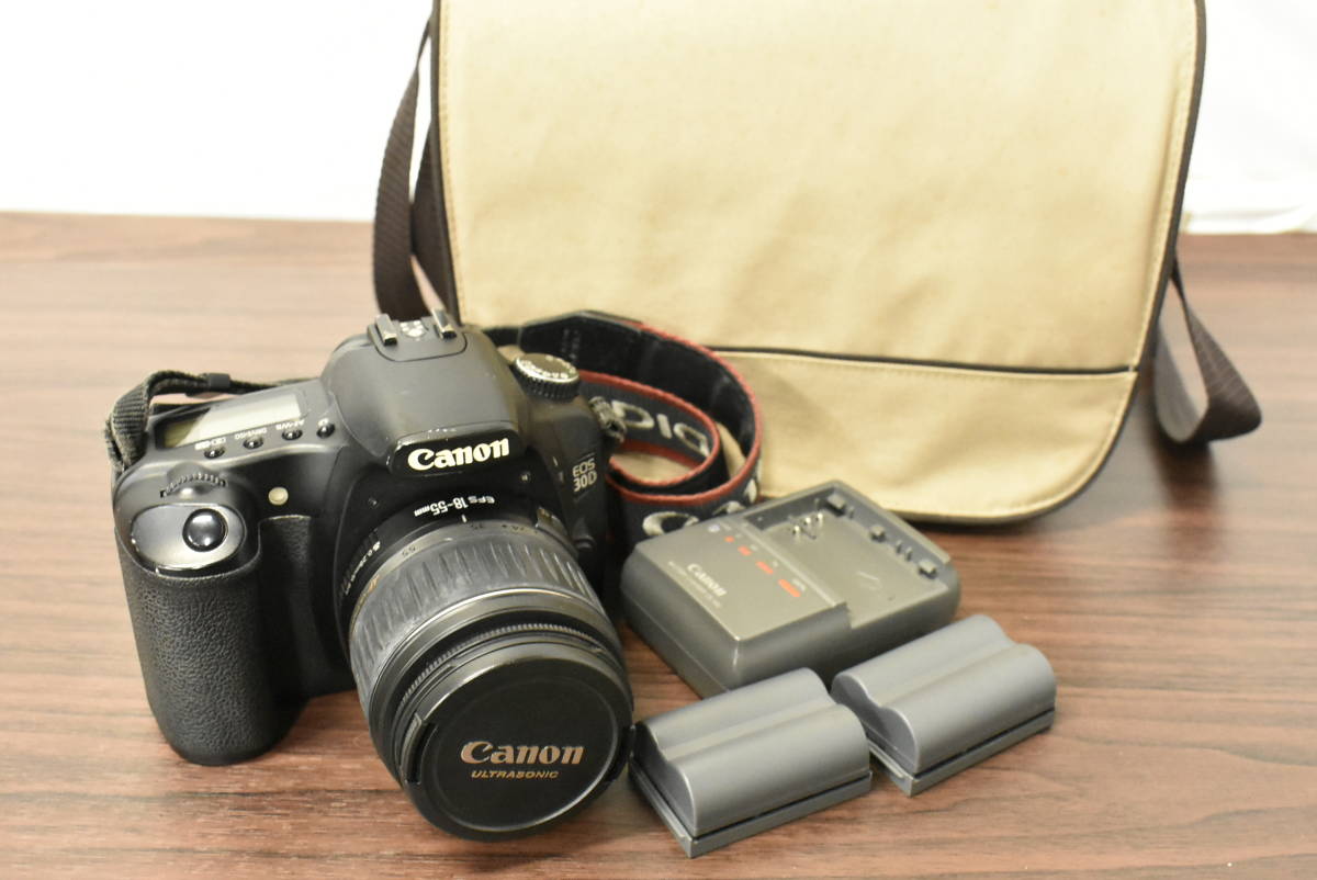 【売り切り品☆】CANON EOS 30D EF-S 18-55mm f3.5-5.6 II USM AFデジタル一眼レフカメラ キヤノン