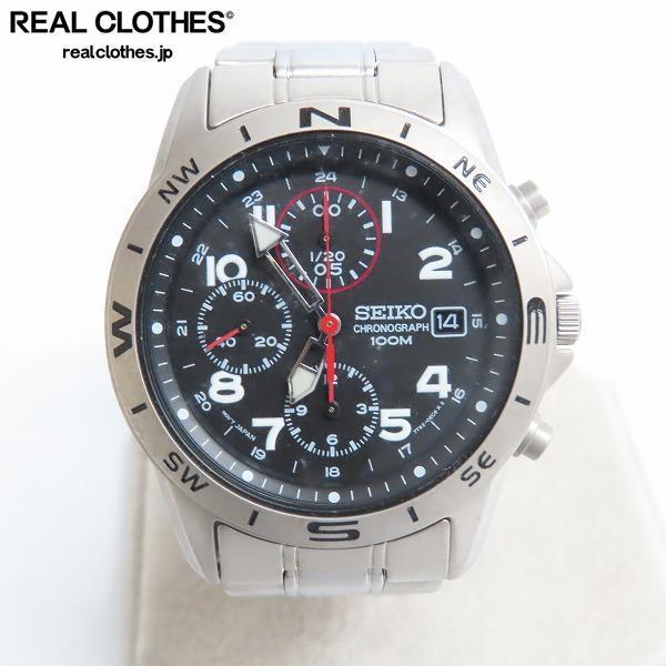 クロノグラフ SEIKO 7T92-0DX0 セイコー - Chronograph Quartz 腕時計