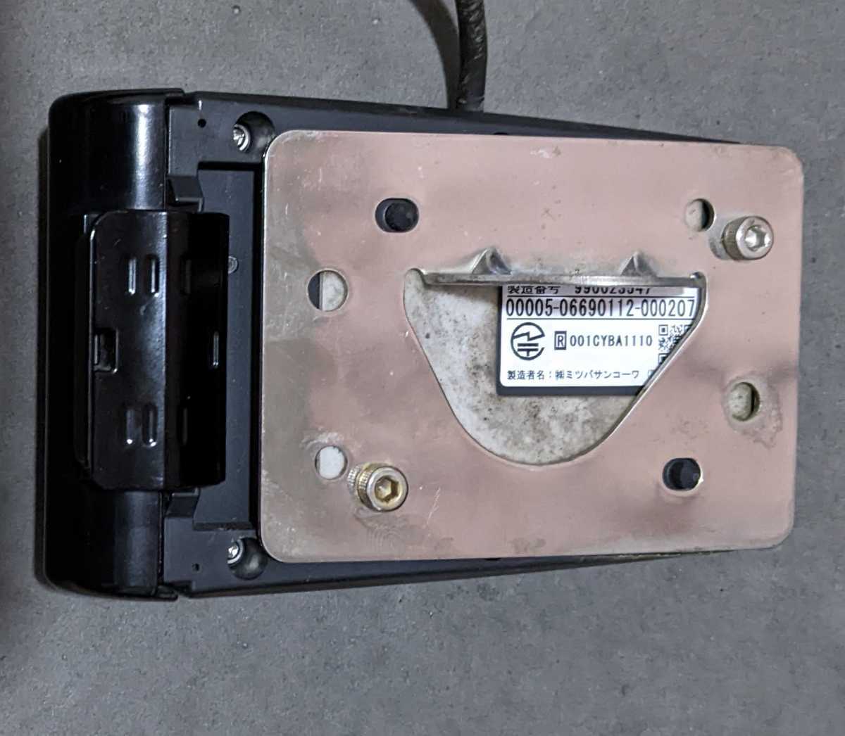 ミツバサンコーワ アンテナ一体型ETC バイク用ETC 中古