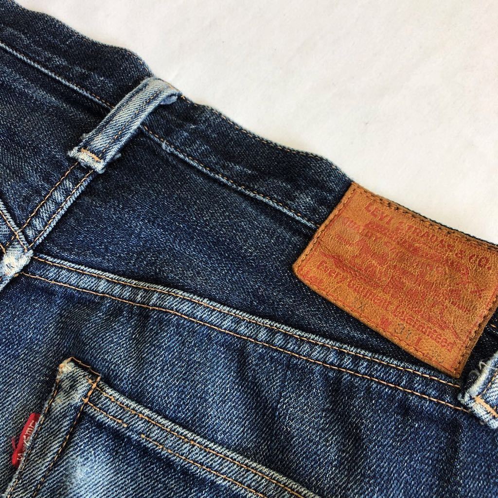 ヒゲ美色☆LEVIS 501XX 復刻 W31 LVC 片面 ビンテージ リーバイス 501XX 47501 レプリカ ビッグE BigE ハチノス 日本製 リーバイス 復刻 501XX ヴィンテージ加工 メンズ 大戦モデル