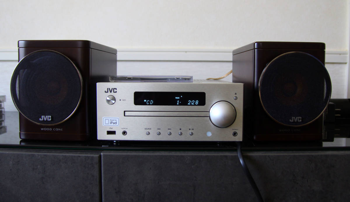 JVC EX-N1 ウッドコーン ウッドコーン スピーカー コンポ JVC EX-N1 ビクター JVC EX-N1 ウッド
