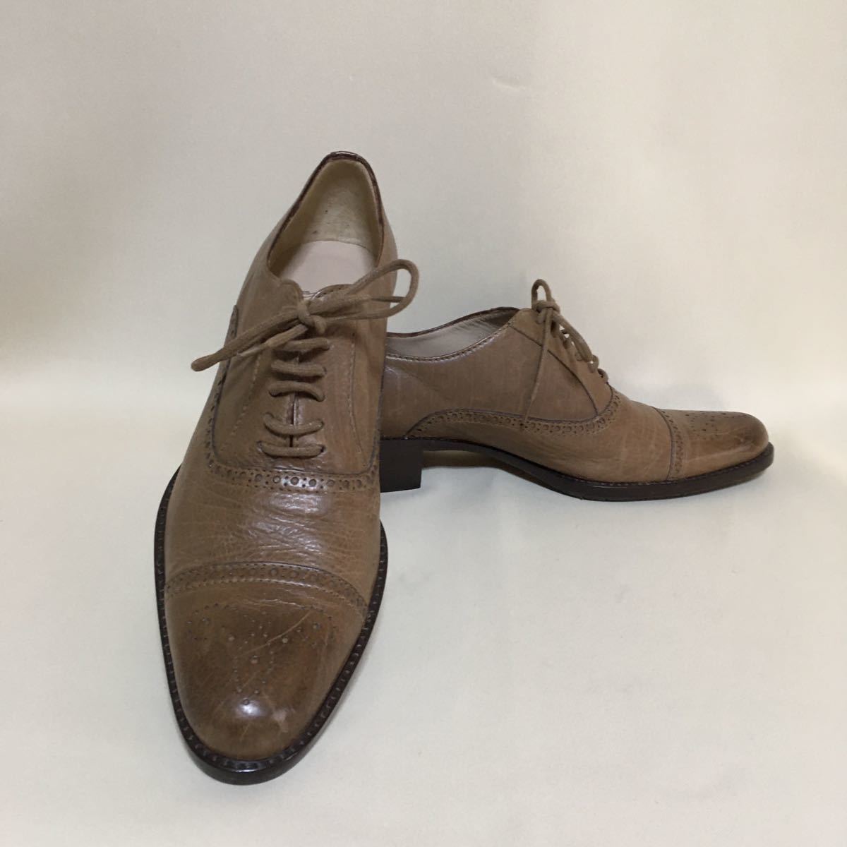 美品】CATINI カティーニ イタリア製 レースアップシューズ 37/23.5cm 