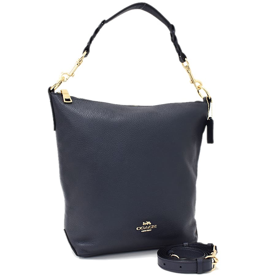 【品質保証，セール】 1円 同様 COACH コーチ 2WAYハンドバッグ ショルダー アビーダッフル F31507 ぺブルドレザー ネイビー ミッドナイト Bil(その他)｜売買されたオークション情報、yahooの商品情報をアーカイブ公開 - かばん、バッグ