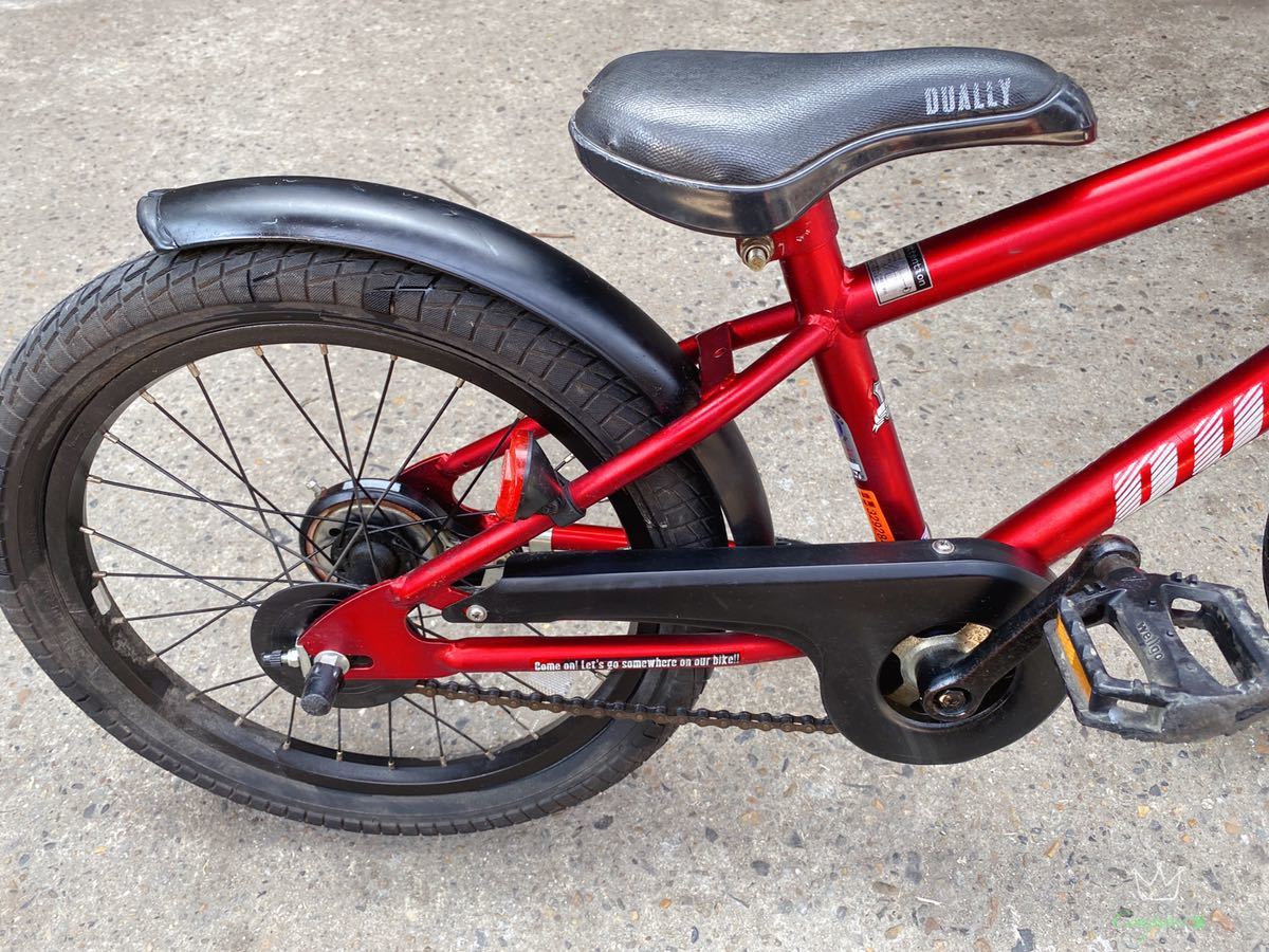 引き取り限定 16インチ DUALLY自転車 幼児用自転車 16インチ 2way