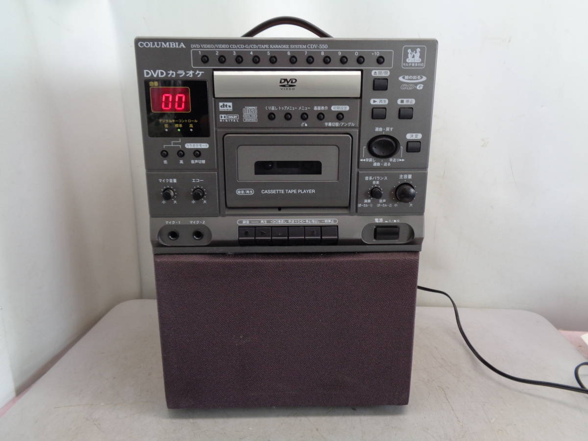 CDV-550 COLUMBIA - DENON DVDカラオケシステム Yahoo!オークション