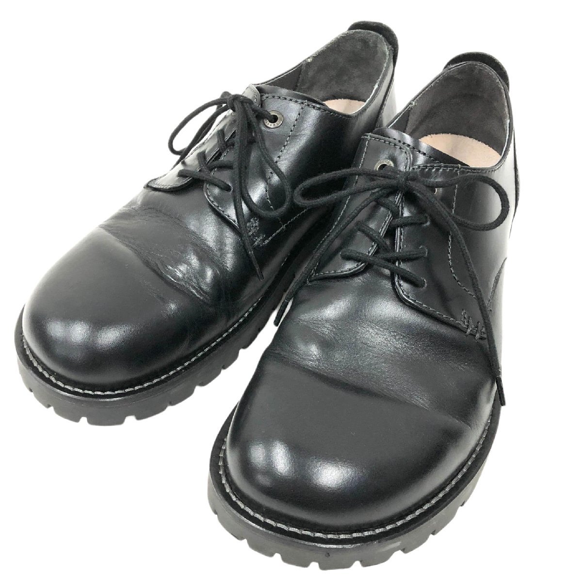 新品，送料無料 BIRKENSTOCK / GILFORD レザーシューズ ブラック 42 / ビルケンシュトック ギルフォード 27cm(27.0cm)｜売買されたオークション情報、yahooの商品情報をアーカイブ公開 - オークファン 靴、サンダル