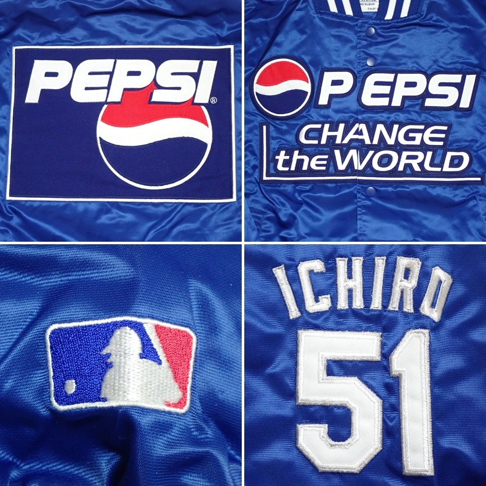 非売品 未使用 PEPSI MLB イチロー 51 公式 コラボ スタジャン 02's