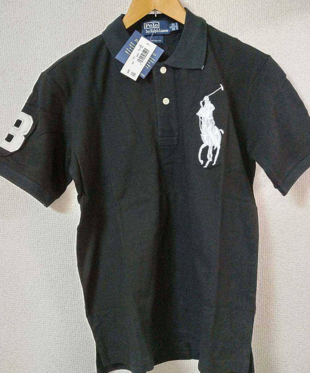 新品タグ付き　ポロ ラルフ ローレン　刺繍ポニー　定番　ポロシャツ　M ポロラルフローレン ビッグポニー 白ポロシャツM 刺繍 - メルカリ