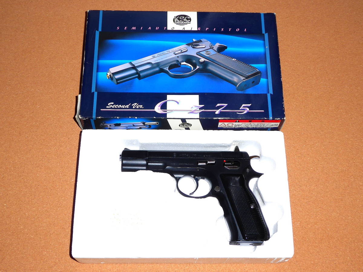 人気セール，SALE KSC Cz75 1st MATBLACK マットブラック ガスブローバック ガスガン 究極のコンバットオート R7750(ガスガン)｜売買されたオークション情報、yahooの商品情報をアーカイブ公開 - オークファン ガスガン