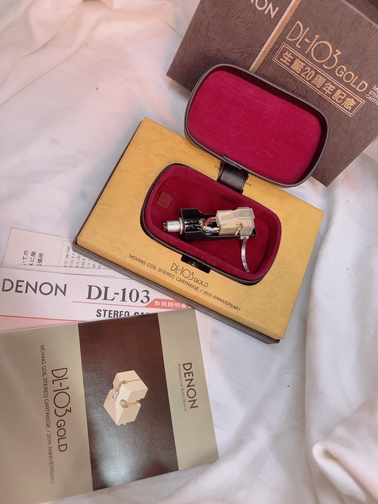 DL-103 GOLD DENON 生誕20周年記念 - メルカリ MCタイプカートリッジ